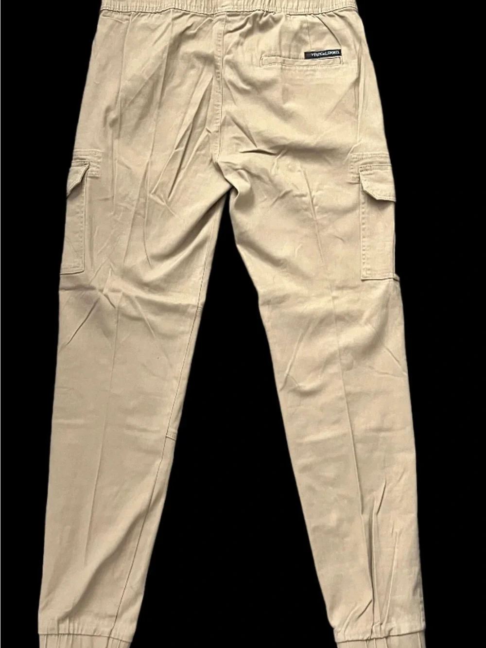 Light Gray Cargo Jogger Pants with Utility Pockets